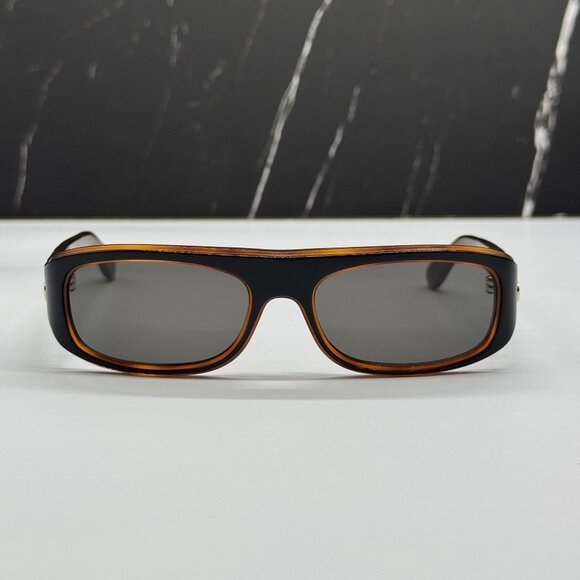 NEW VALENTINO VLS-184A BLACK BROWN MEN SUNGLASSES VALENTINO - Picture 2 of 10